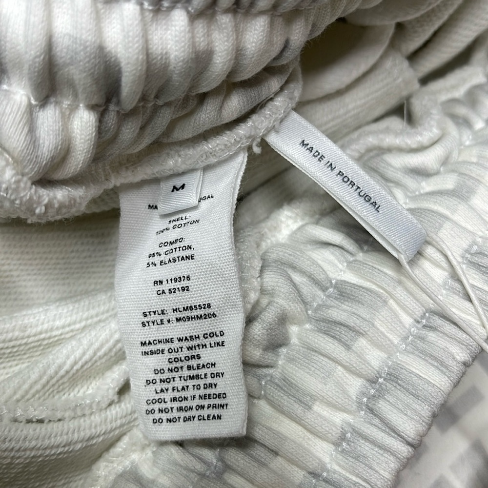 Helmut Lang White printed lounge pants M - Picture 6 of 13